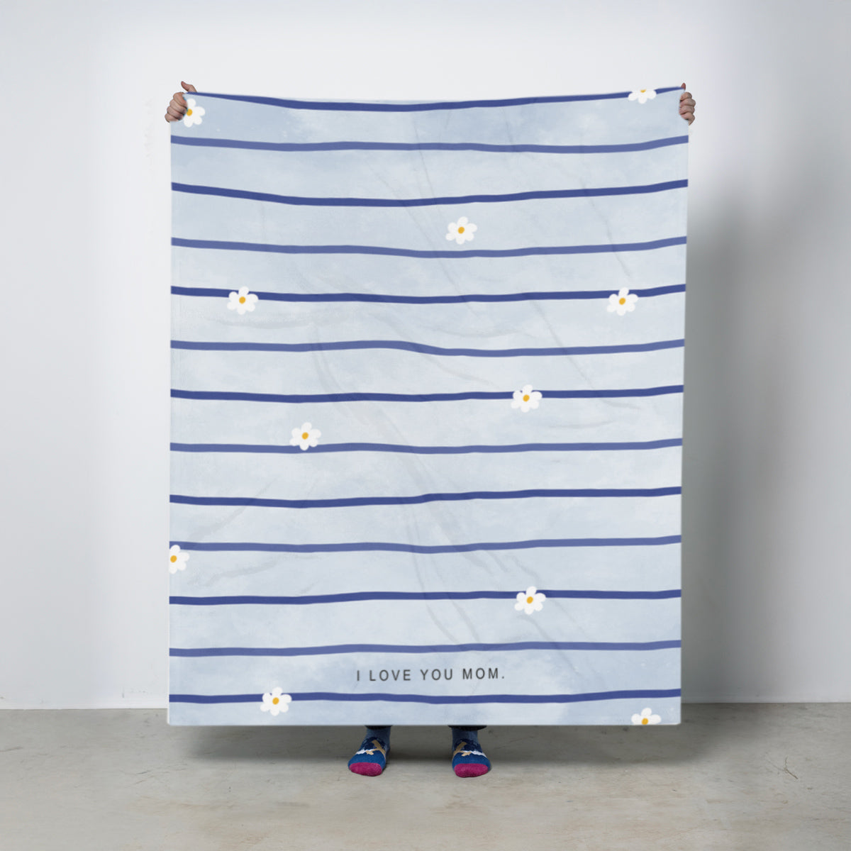 "I love You Mom" - Fleece Throw Blanket