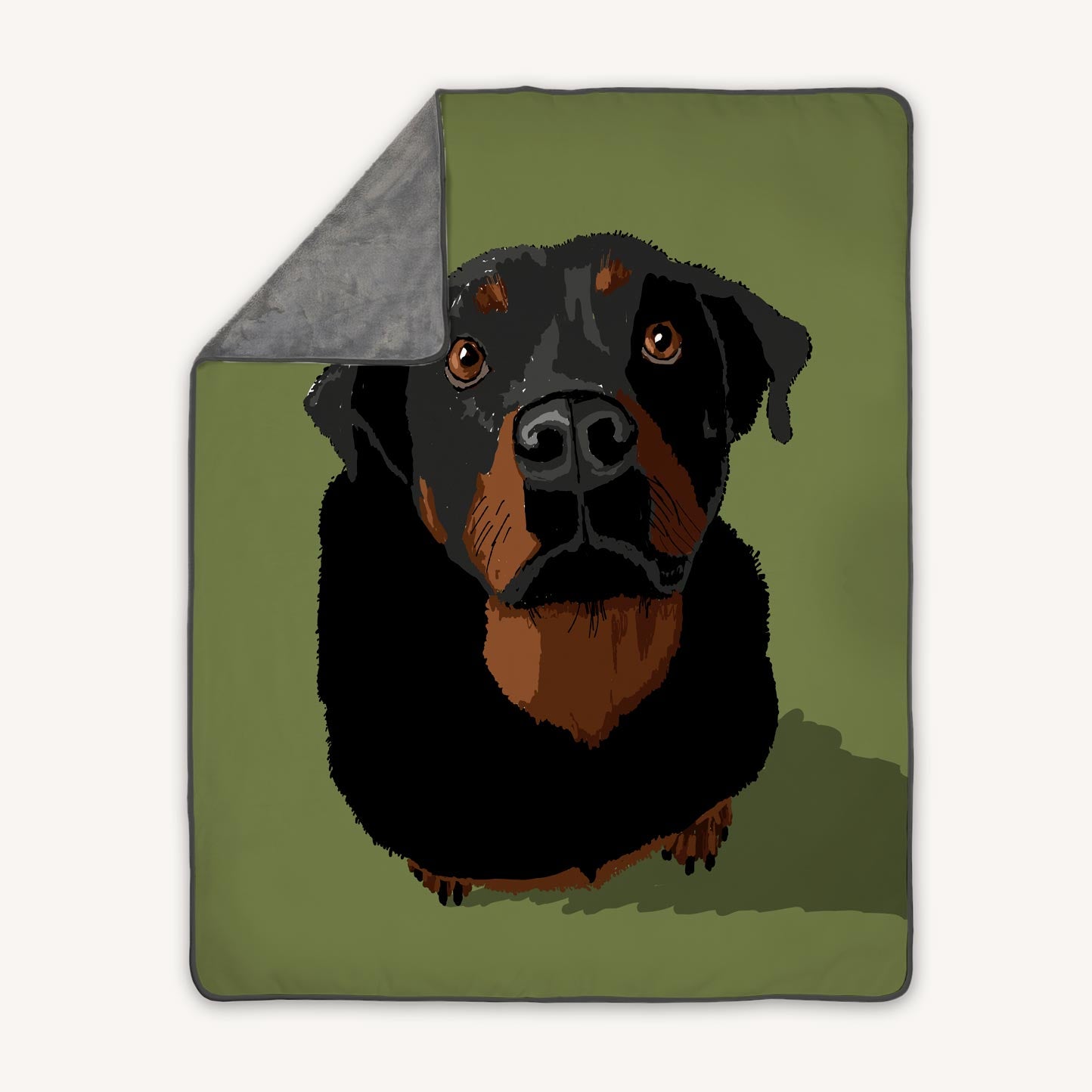 Dog Watch Fleece or Woven Throw Blanket