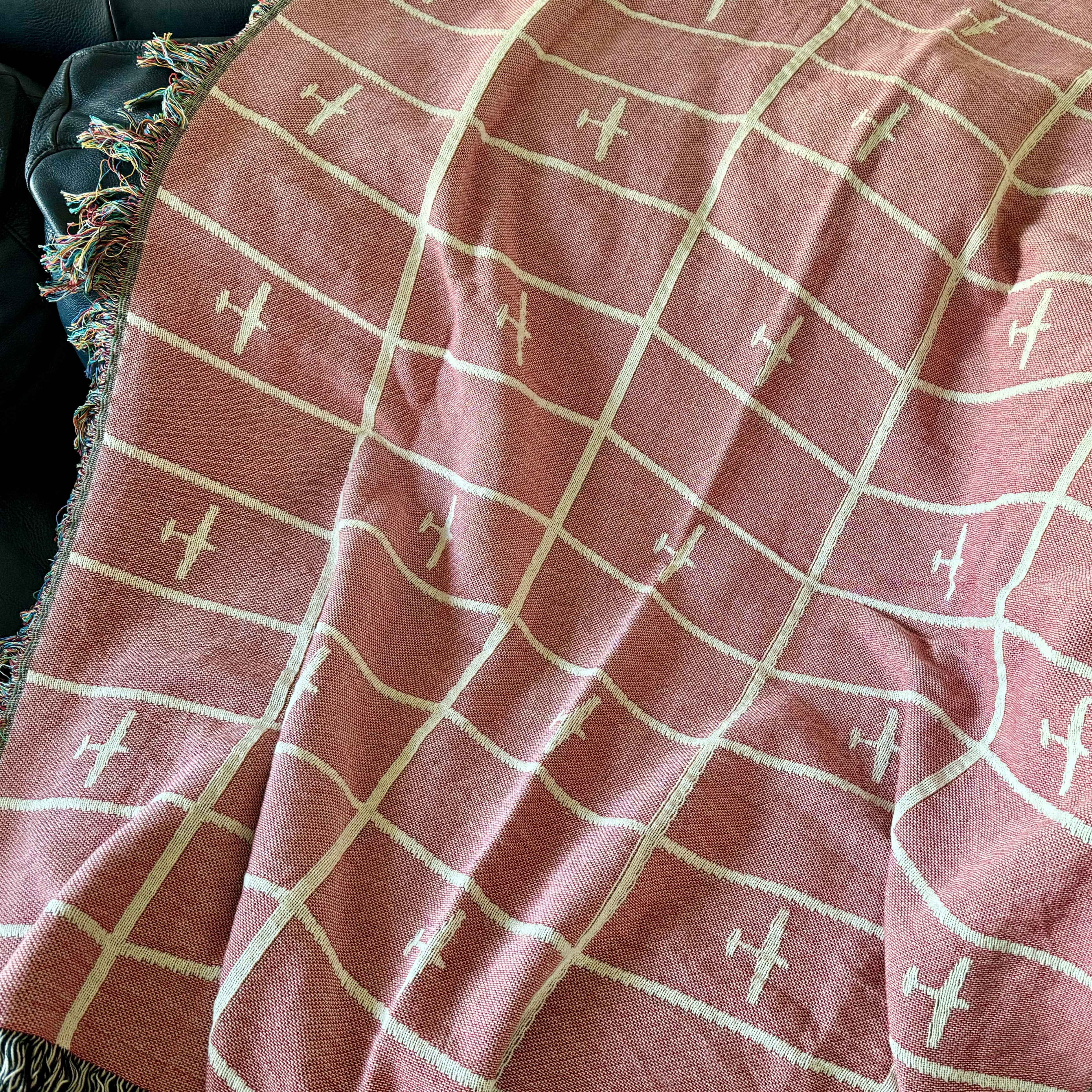 Chevron - Fleece or Woven Throw Blanket