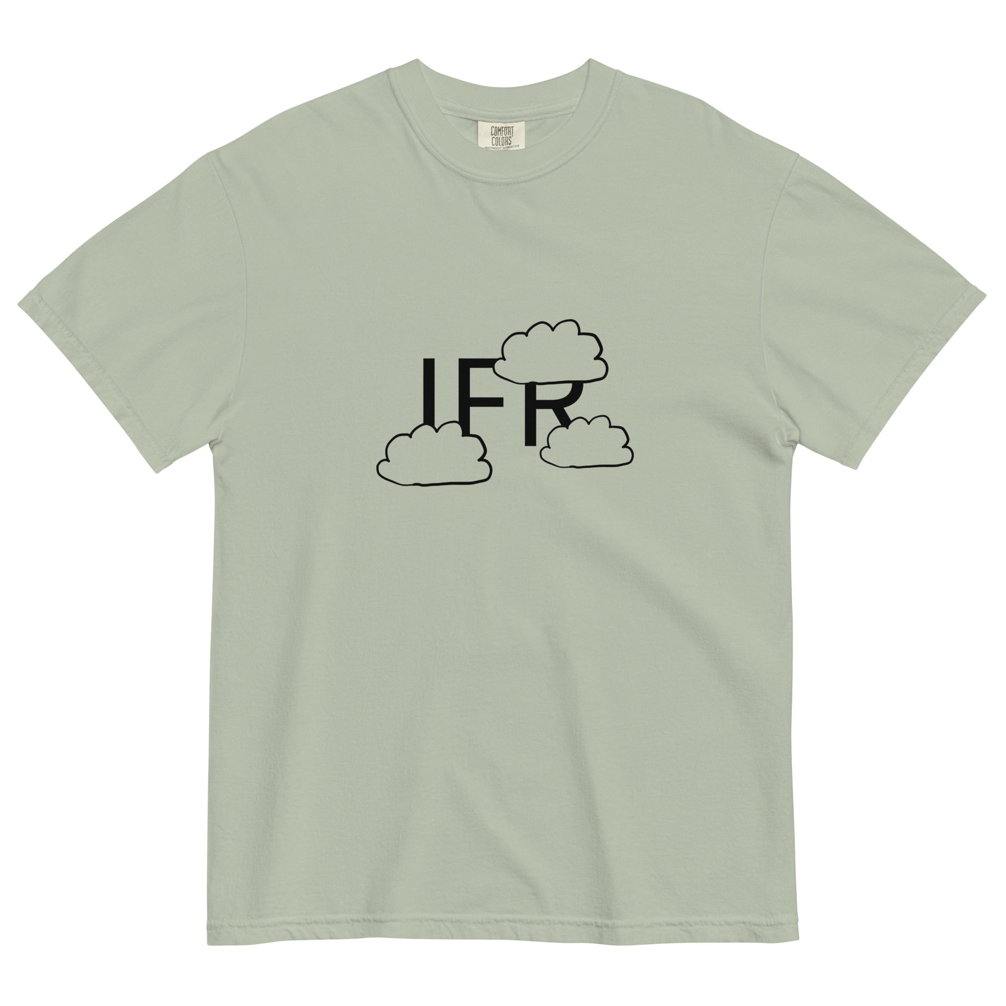 IFR with clouds unisex aviation t-shirt