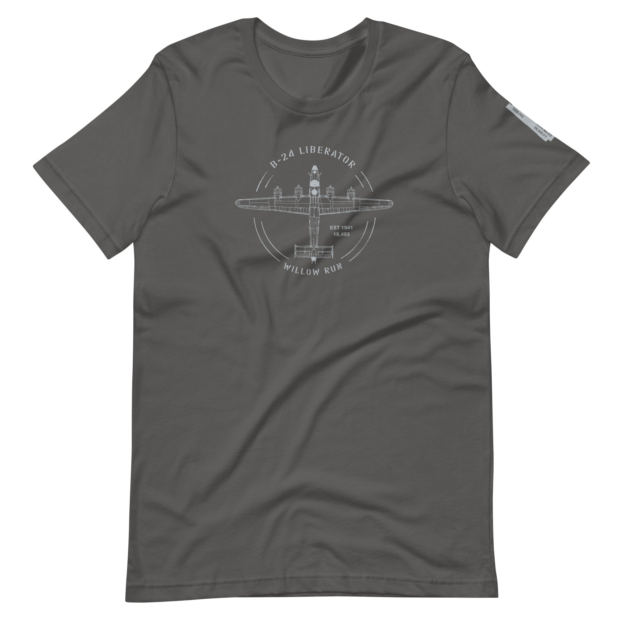 unisex t-shirt featuring Consolidated B-24 Liberator