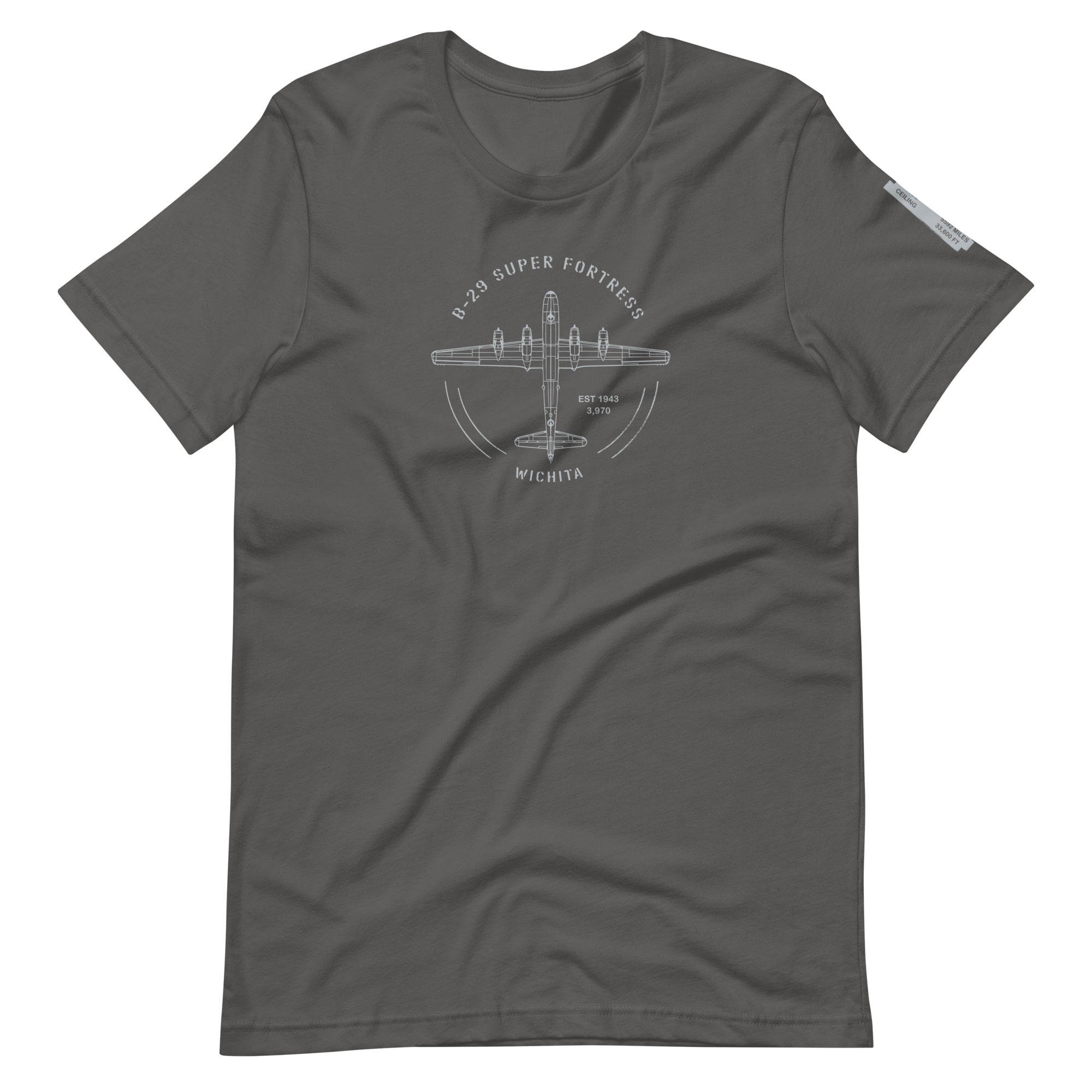 unisex t-shirt featuring Boeing B-29 Super Fortress