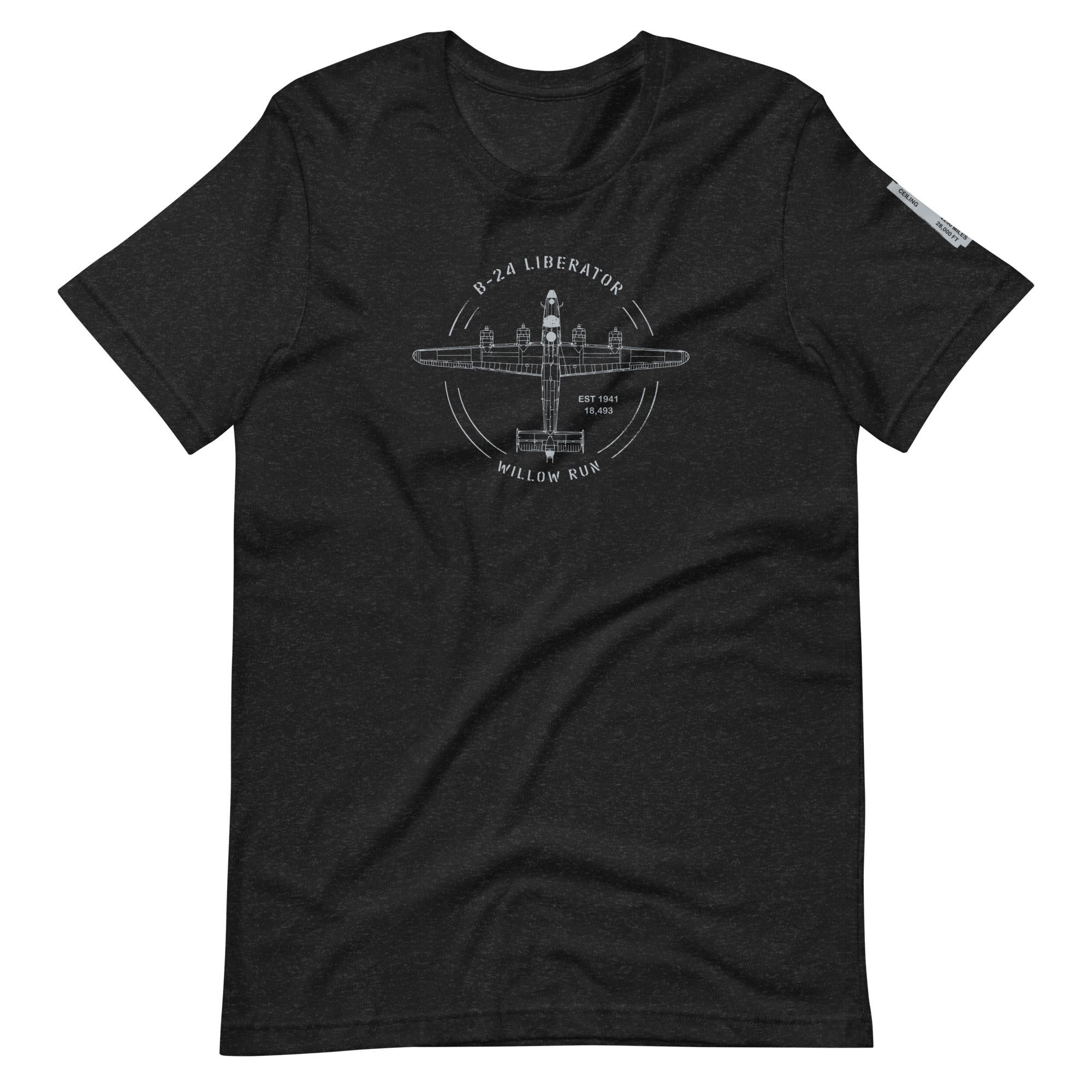 unisex t-shirt featuring Consolidated B-24 Liberator