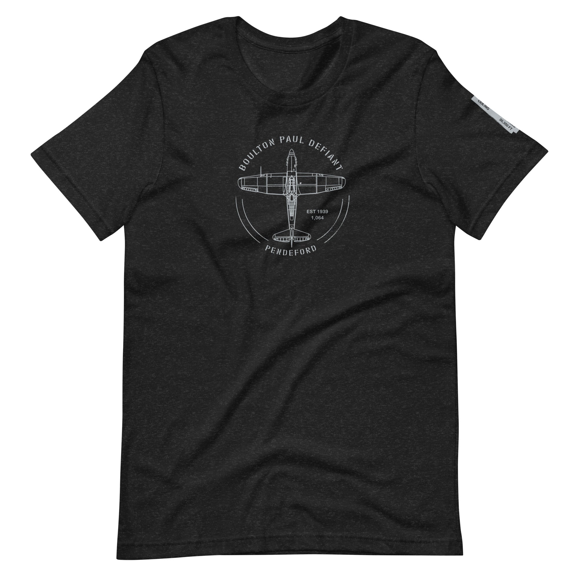 unisex t-shirt featuring Boulton Paul Defiant Airplane