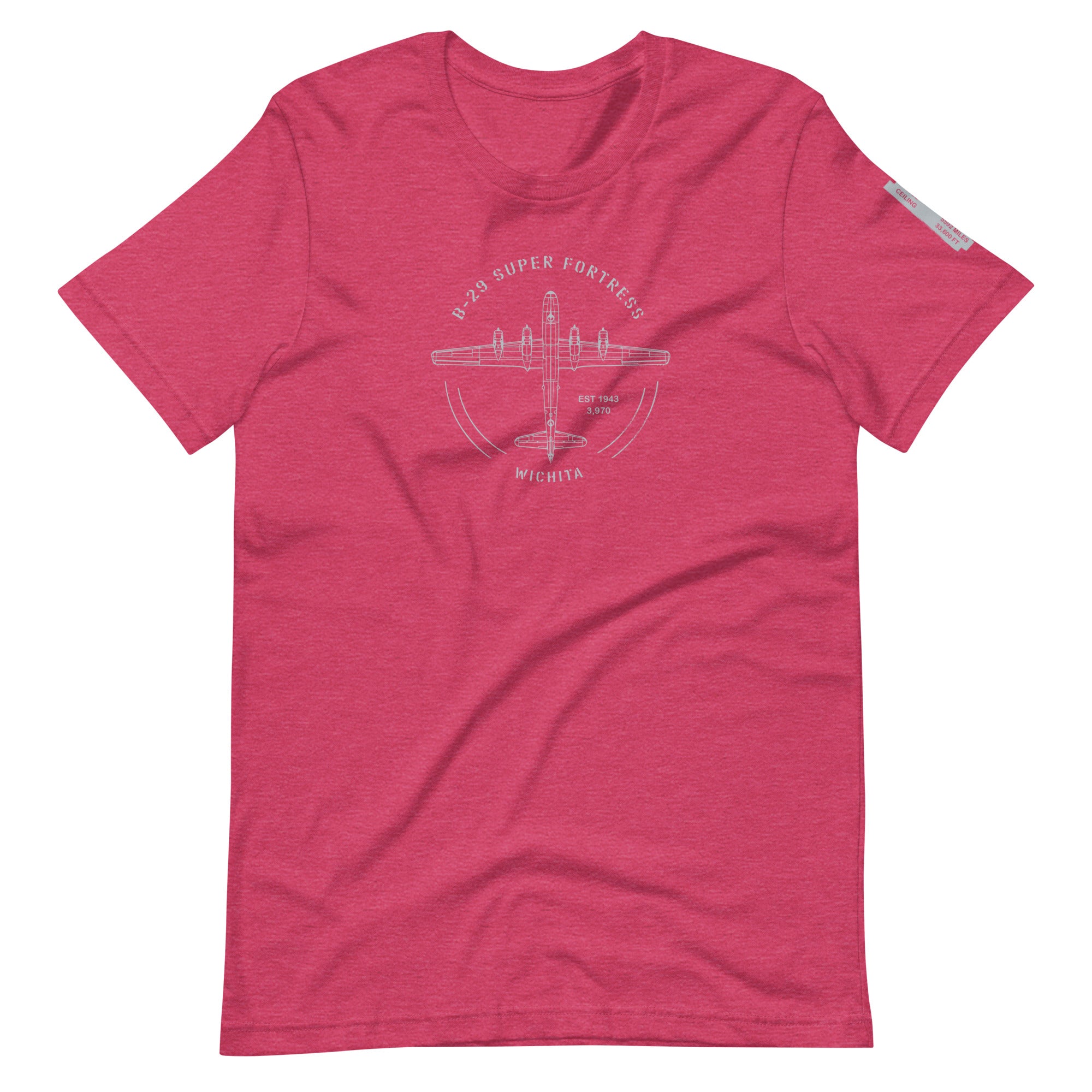 unisex t-shirt featuring Boeing B-29 Super Fortress