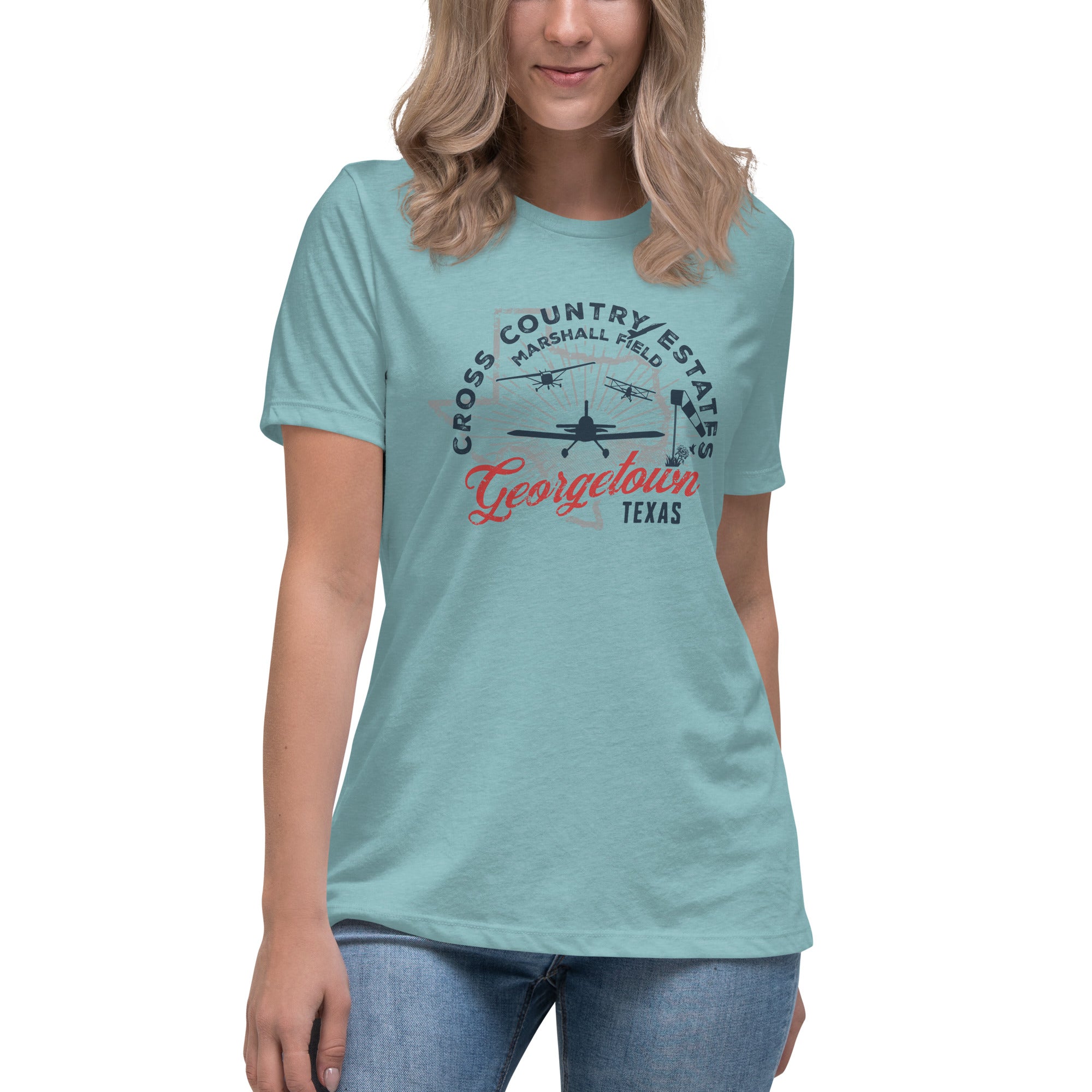 07TS Cross Country Airpark ladies t-shirt