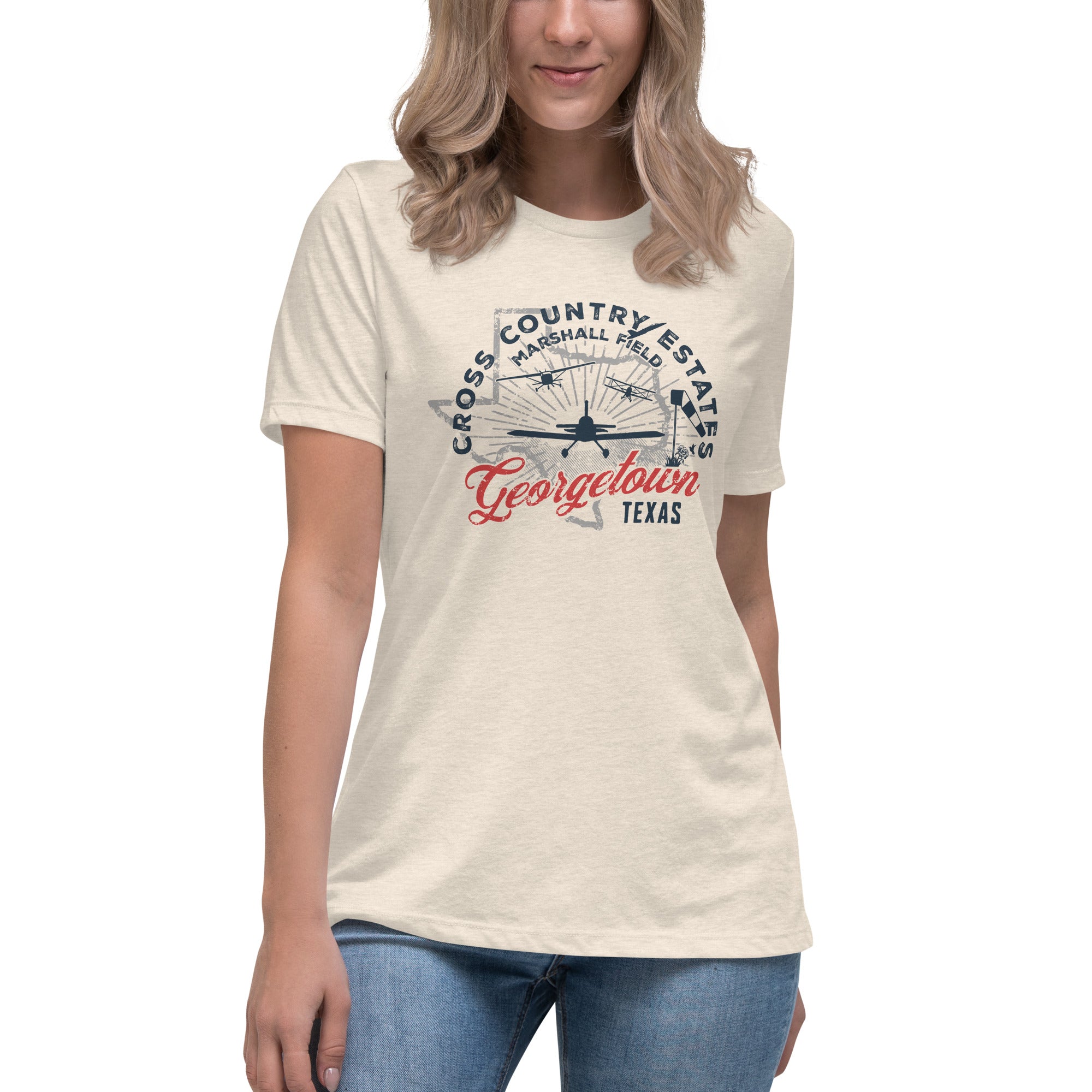 07TS Cross Country Airpark ladies t-shirt